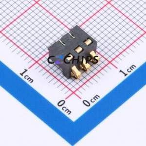 GT-BTP25003-0550A-010A Blade/Spring Contact Battery Connector SMD,P=2.5mm Connector Spring Contact Type 2.5mm 3P Vertical Mount - Product Image 1