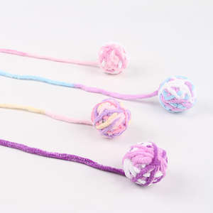 Mainan kunyah bel bawaan tali & benang hewan peliharaan untuk kucing/anjing gigi Kesehatan & kebosanan - Product Image 4