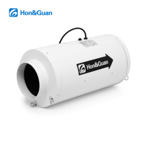 Ventilador de Conducto en Línea de Flujo Mixto Silencioso Hon&Guan de 6 Pulgadas y 283 CFM con Certificación CE, Extractor de Humo de 583 Pa, Ventilador de Ventilación EC para Baño y <span class=keywords><strong>Cocina</strong></span> - Product Image 4