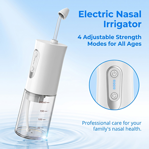 Irrigador Nasal Eléctrico con 4 Modos Ajustables, 200 ml, Portátil, Inalámbrico, Tipo Neti Pot, Máquina <span class=keywords><strong>de</strong></span> Enjuague Nasal, Resistente al Agua IPX7 - Product Image 4