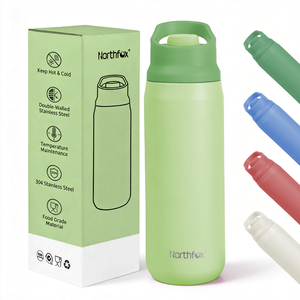 Boccetta sottovuoto in acciaio inossidabile da 350ML bottiglia d'acqua per bambini senza perdite a prova di perdite 12-24 ore di isolamento termico carino classico - Product Image 1