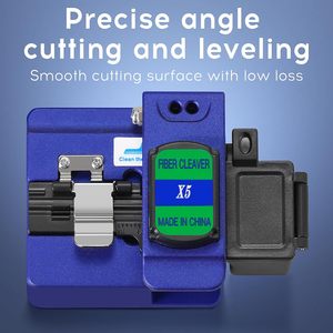 Cisaille à fibre optique SAIVXIAN X5 3 en 1 avec support pour 0,25, 0,9 et 3,0 mm et boîte de récupération amovible - Product Image 2