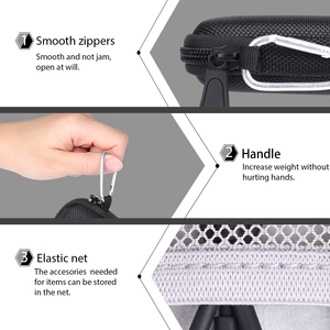 กระเป๋าใส่เอกสาร EVA แบบแข็งสำหรับ <span class=keywords><strong>XS2000</strong></span>แบบพกพามีซิปปิดแบบลำลองทนทานกันฝุ่นกันกลิ่น - Product Image 4