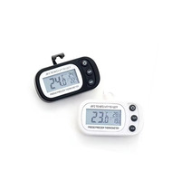 Termometer Kulkas Rumah Tangga Murah, Konversi C/F, Tampilan Kabinet, Tahan Air