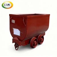 Carro ferroviario per miniera in acciaio robusto CSME, calibro 600/762/900mm, per trasporto di minerali e gangue - Vendita calda