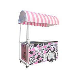 Carrito de helados con logotipo personalizado / Carrito de helados móvil para venta - Product Image 4
