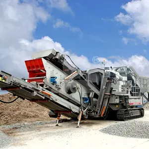 100-200 Tph mobil sert taş konik kırıcı fiyat, taşınabilir bazalt granit çakıl taşı kırma makinesi, mobil konik kırıcı