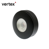 Lumière LED Ronde à Capteur Tactile 3W Gris Clair Moderne IP44 Dimmable pour Éclairage Sous Armoire Salle de Bain et Placards de Cuisine