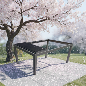 Pérgola Ajustable Sweet Home con Gazebo, Kit Combinado Ecológico, Estructura de Aluminio Independiente, Soportes de Acero Inoxidable, Motorizada - Product Image 3