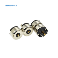 8Mm Pegas Terisi Bundar 2 Pin Magnetik Pogo Pin Konektor Laki-laki Perempuan
