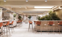 Aménagement de magasin de café de luxe pour la décoration intérieure de petites cafés, design de comptoir en bois pour café