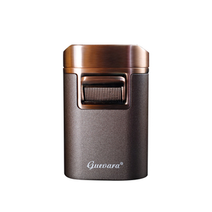 Venta al por mayor de gran antorcha encendedor de cigarros a prueba de viento directo 4 llamas rectas de metal a prueba de viento encendedor de cigarros de descarga directa - Product Image 2