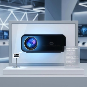 <span class=keywords><strong>Projecteur</strong></span> de cinéma maison A80 |   Système Android Full HD 1080P, 1000 lumens ANSI, écran Ultra HD, diffusion d'écran |   Directement de l'usine - Product Image 4
