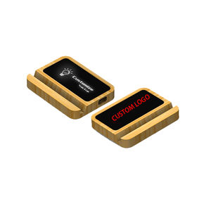 Nouveau <span class=keywords><strong>support</strong></span> de <span class=keywords><strong>disque</strong></span> <span class=keywords><strong>dur</strong></span> externe en bois LED Type C PSSD 64 Go 128 Go 256 Go Lecture 150-300 Mo/s Écriture 100-250 Mo/s Logo personnalisé Cadeau - Product Image 2