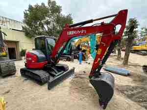 รถขุดไฮดรอลิกขนาดเล็กมือสองจากญี่ปุ่น Kubota Kx165 รถขุดขนาดเล็ก 6 ตัน Kx 163 เครื่องจักรสำหรับงานดิน - Product Image 3