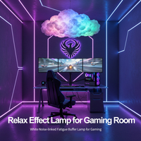 Lampe d'ambiance 3D Cloud Thunder Lighting avec application intelligente à distance pour la maison, la chambre à coucher, la salle de jeux, décorations