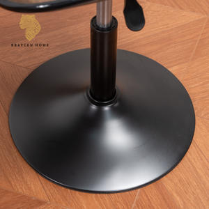 Tabouret de bar pivotant rétro industriel, réglable en hauteur, en similicuir, adapté aux animaux domestiques, pour comptoir de <span class=keywords><strong>cuisine</strong></span> - Product Image 6