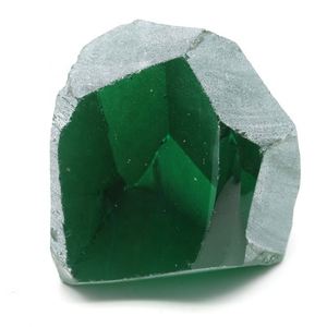 วัตถุดิบสังเคราะห์ที่ไม่ผ่านการเจียระไนจากแร่มรกตแสงสีเขียว A785 # - Product Image 2