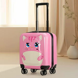 Cartoon Kinderkoffer 18 inch met cijferslot, universele wielen, reiskoffer, handbagage studententrolley - Product Image 2