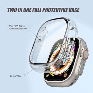 เคสใสกันกระแทกสำหรับ Apple Watch Ultra 3 พร้อมฟิล์มกันรอยหน้าจอ HD สำหรับ Ultra 49 มม. ผลิตตามสั่งจากโรงงาน - Product Image 2