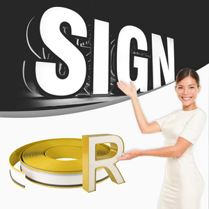 Profilé en aluminium pour lettres 3D, bande en aluminium Channelume pour lettres lumineuses, prix plus bas - Product Image 5