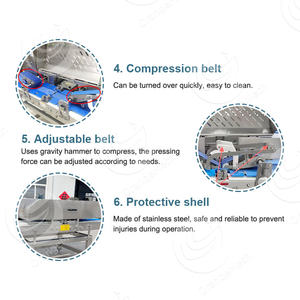 آلة تقطيع سمك السلمون الكهربائية الأوتوماتيكية بالكامل لقطع الدجاج بفتحة أفقية - Product Image 5
