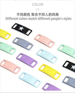 Accessoires de chaussures à logo personnalisé Fermoir à chaussures en métal Fermoir à lacet carré pour baskets - Product Image 4