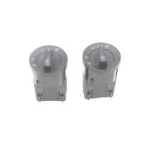 Sakelar Lampu Depan Mobil 6Q0941531N Sakelar Kontrol Lampu Kabut Tombol Putar untuk Volkswagen Eurovan V Caddy III Beetle