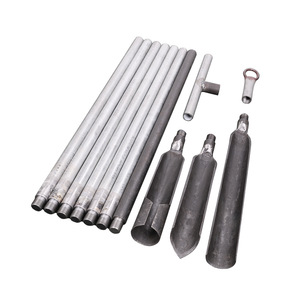 Luoyang Shovel Head Soil Extractor For Digging Pits Drilling Holes Well Making Archaeological Exploration Utility Pole <b>Tools</b> - Product Image 1