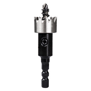Scie cloche Fuxin en acier rapide 22 mm à pointe en carbure avec mandrin intégré pour le perçage du panneau de particules - Product Image 1