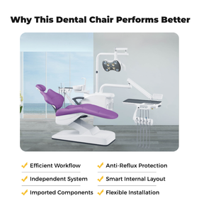 Poltrona Odontoiatrica Elettrica con Configurazione Standard per Trattamenti - Product Image 2