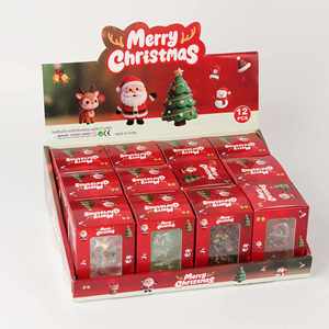 Jouet anti-stress festif de Noël en maltose multicolore scintillant, ensemble de jouets à presser pour cadeau et décoration de fête - Product Image 5