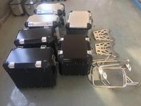 Top case arrière en aluminium pour moto / Valise latérale en aluminium pour moto à prix compétitif en gros