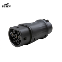 Prise de recharge pour prise électrique, 20 pièces, Type 1 SAE J1772 à Type 2 IEC 62196 EV, offre spéciale