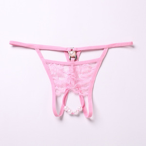 Celana dalam thong wanita grosir celana dalam thong pinggang rendah Lingerie untuk wanita untuk seks wanita liontin seksi <span class=keywords><strong>String</strong></span> <span class=keywords><strong>G</strong></span> mutiara - Product Image 2