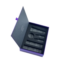 Ensemble de cosmétiques à Texture en relief rectangulaire, coffret cadeau d'emballage, prix de gros personnalisé