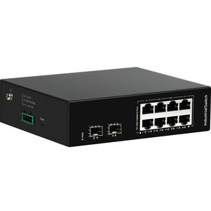 Din-Rail Aluminium gehäuse IP40 Verlängern Sie den 8-Port-Industrie-Poe-Switch mit SFP-Anschluss und RJ45-Anschluss - Product Image 4