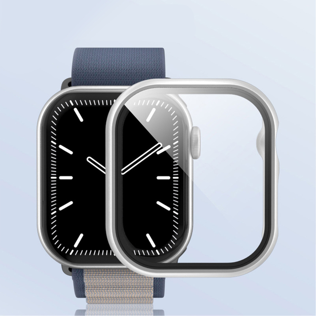 Hard PC Protective Case for Apple Watch 10 42mm 46mm Bumper Screen Protector Tempered Glass+Cover for IWatch Series 10 42mm 46mm