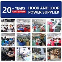 Cinta de sujeción de nailon de doble cara con gancho y bucle para cables, rollo de 10 mm*10 m y 14.5 mm*10 m, para atar cables y cordones, venta al por mayor