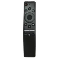 Télécommande Mini Smart TV HONGKEMA ABS Étanche à Piles AAA, 4 Boutons, Clavier en Silicone, Portée 20m, Code Fixe Infrarouge, Fonction de Clonage