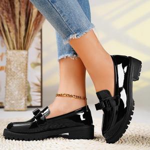 Zapatos de Mujer, Primavera/Verano 2025, Nuevo Estilo Francés, Zapatos Planos de Cuero Estilo Británico, Sandalias Sencillas - Product Image 5