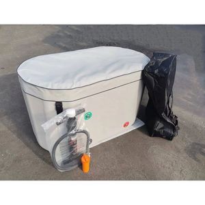 <span class=keywords><strong>Baignoire</strong></span> gonflable Aftersea avec refroidisseur d'eau 0,5 CV, vente chaude, <span class=keywords><strong>baignoire</strong></span> à glace blanche, 2 personnes, grande taille XXL, <span class=keywords><strong>baignoire</strong></span> à glace portable avec couvercle - Product Image 6