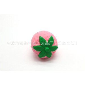 Zhongcheng Factory Supply Slow <b>Rebound</b> Squishy New PU Simulation Big Strawberry Decompression Toy Crafts Wholesale Opp Bag - Product Image 5