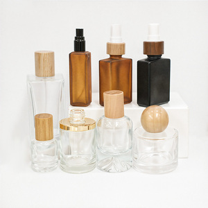 Flacon de parfum en verre transparent en gros, avec bouchon en bois naturel, personnalisable (couleur et logo), conteneur de parfum - Product Image 6