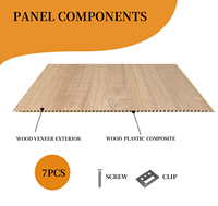 Panel Dinding SPC Snap-on Grosir, Mudah Dipasang, Bebas Formaldehida, Tahan Gores untuk Dekorasi Dinding Interior