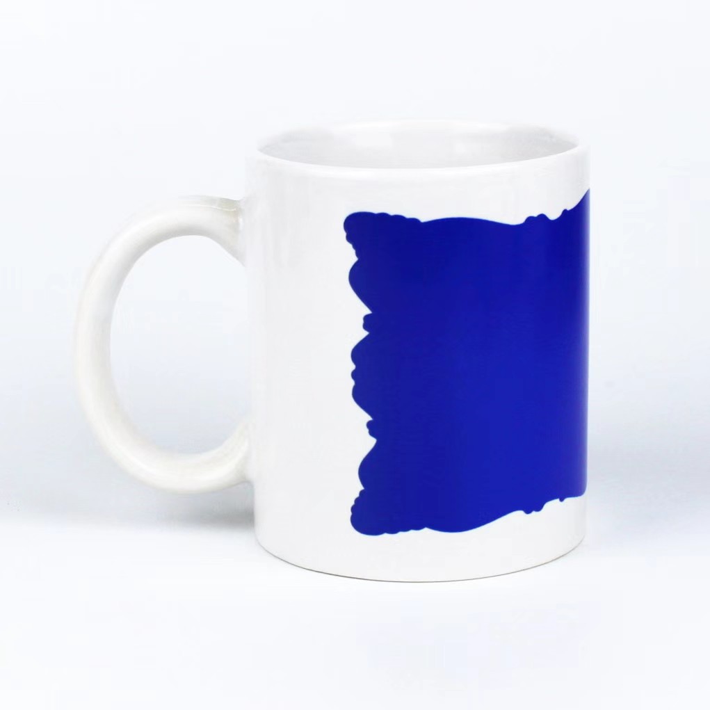 Gobelet en papier à motif ardoise bleue