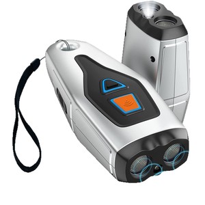 เครื่องป้องกันสุนัขเห่าแบบอัลตราโซนิก หัวคู่ กำลังสูง ชาร์จ USB ได้ เครื่องฝึกสัตว์เลี้ยง สีเงินเทา PU33 - Product Image 1