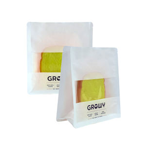 Eco-Friendly Customized Bread <b>Bags</b> With <b>Clear</b> Window for Donut Cookies Bread - Product Image 1