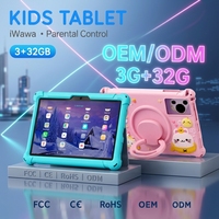 YPORANGECHENG Tablet Android 10 MTK6737 untuk Anak-anak, Casing Logam, Edukasi, Puzzle, Kontrol Orang Tua, 3GB 32GB, Tablette PC