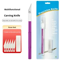 Ensemble de couteaux à découper multifonctionnels pour la découpe de papier et le film de téléphone portable, en alliage d'aluminium, fait à la main, modèle de carnet